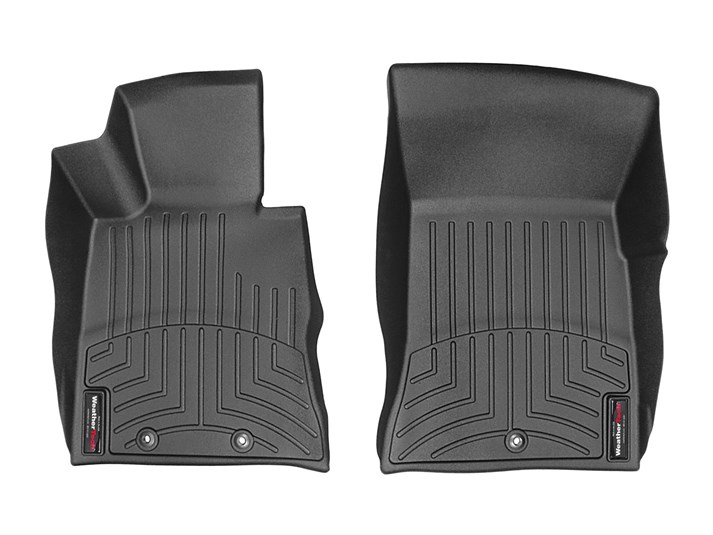 (image for) WeatherTech Genesis Coupe Front Floor Mat Black Set 2013 – 2016